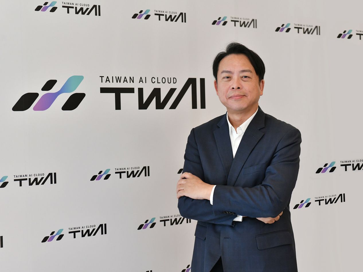 台灣智慧雲端服務股份有限公司正式啟用全新英文品牌名稱「Taiwan AI Cloud」，以「賦能主權AI打造自主數位未來」為願景，打造從台灣出發、邁向全球的AI算力服務領導品牌。（圖為